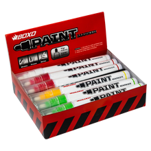 Load image into Gallery viewer, BOXO 12Pc Paint Markers (Red, Yellow, White & Green)
| Boxo UK Load image into Gallery viewer, BOXO 12Pc Paint Markers (Red, Yellow, White & Green)
| Boxo UK