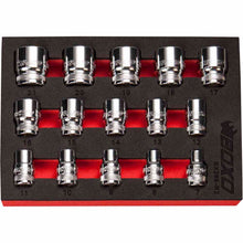 Load image into Gallery viewer, BOXO 15Pc 3/8" 6PT Socket Set (7mm to 21mm)
| Boxo UK Load image into Gallery viewer, BOXO 15Pc 3/8" 6PT Socket Set (7mm to 21mm)
| Boxo UK