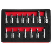 Load image into Gallery viewer, 15Pc 1/4 & 3/8" Torx & Hex Extractor Bit Socket Set
| Boxo UK Load image into Gallery viewer, 15Pc 1/4 & 3/8" Torx & Hex Extractor Bit Socket Set
| Boxo UK