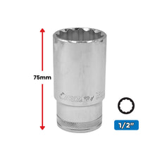 Load image into Gallery viewer, BOXO 19Pc 12Pt 1/2" Deep Socket Set
| Boxo UK Load image into Gallery viewer, BOXO 19Pc 12Pt 1/2" Deep Socket Set
| Boxo UK