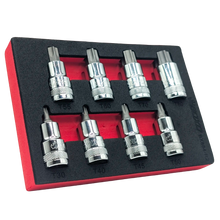 Load image into Gallery viewer, BOXO 8Pc 1/2" Torx Bit Socket Set
| Boxo UK Load image into Gallery viewer, BOXO 8Pc 1/2" Torx Bit Socket Set
| Boxo UK