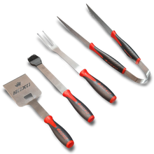 Load image into Gallery viewer, BOXO 4Pc Premium Stainless Steel BBQ Tool Set
| Boxo UK Load image into Gallery viewer, BOXO 4Pc Premium Stainless Steel BBQ Tool Set
| Boxo UK