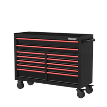 Load image into Gallery viewer, BOXO 53" 12 Drawer Roll Cabinet with Drawer Trim Pack - Black Body with Trim Colour Options
| Boxo UK Load image into Gallery viewer, BOXO 53" 12 Drawer Roll Cabinet with Drawer Trim Pack - Black Body with Trim Colour Options
| Boxo UK