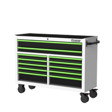 Load image into Gallery viewer, BOXO 53" 12 Drawer Roll Cabinet with Drawer Trim Pack - White Body with Trim Colour Options
| Boxo UK Load image into Gallery viewer, BOXO 53" 12 Drawer Roll Cabinet with Drawer Trim Pack - White Body with Trim Colour Options
| Boxo UK