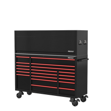 Load image into Gallery viewer, BOXO 72" 19 Drawer Toolbox Stack with Drawer Trim Pack - Black Body & Trim Colour Options
| Boxo UK Load image into Gallery viewer, BOXO 72" 19 Drawer Toolbox Stack with Drawer Trim Pack - Black Body & Trim Colour Options
| Boxo UK