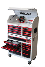 Load image into Gallery viewer, BOXO 41" 19 Drawer Toolbox Stack with FREE Master Spanner Set, Master Plier Set & Wall Clock
| Boxo UK Load image into Gallery viewer, BOXO 41" 19 Drawer Toolbox Stack with FREE Master Spanner Set, Master Plier Set & Wall Clock
| Boxo UK