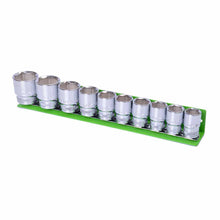 Load image into Gallery viewer, BOXO 10Pc 1/2&quot; Magnetic  L-Type Socket Tray - Green or Red
 | Boxo UK