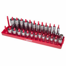 Load image into Gallery viewer, BOXO 28Pc 1/4" Vertical Socket Tray - Red or Green
 | Boxo UK
