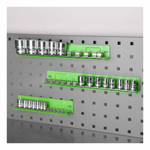 BOXO 14Pc 3/8" Magnetic  L-Type Socket Tray - Green or Red