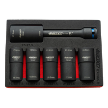 Load image into Gallery viewer, BOXO 7Pc 1/2" 6Pt Impact Flip Socket Set
 | Boxo UK