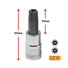 Load image into Gallery viewer, BOXO 14Pc 1/4" Tamperproof Hex &amp; Torx Bit Socket Set
 | Boxo UK