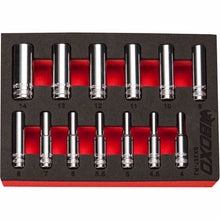 Load image into Gallery viewer, BOXO 13Pc 1/4" 6PT Deep Socket Set (4mm to 14mm)
 | Boxo UK