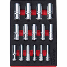 Load image into Gallery viewer, BOXO 15Pc 3/8" 12PT Deep Socket Set (7mm to 21mm)
 | Boxo UK