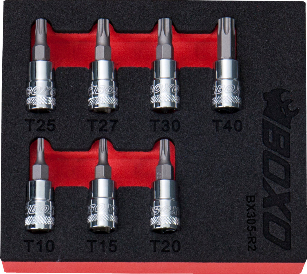 BOXO 7Pc 1/4" Torx Bit Socket Set | Boxo UK