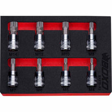 Load image into Gallery viewer, BOXO 8Pc 3/8" Spline Bit Socket Set
 | Boxo UK