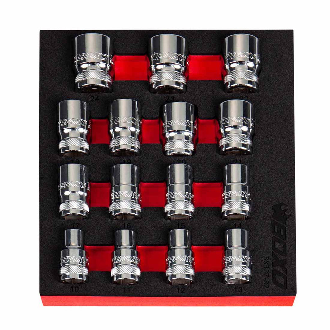 BOXO 15Pc 1/2" MULTIfix Spline Socket Set | Boxo UK