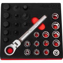 Load image into Gallery viewer, BOXO 26Pc 3/8" Low Profile Go-Thru Socket Set
 | Boxo UK