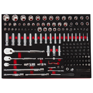 BOXO 171Pc 1/4", 3/8"& 1/2" Master Socket Set