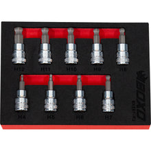 Load image into Gallery viewer, BOXO 9Pc 3/8" Ball-Ended Hex Bit Socket Set
 | Boxo UK