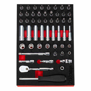 BOXO 52Pc 1/4" Socket & Bit Set