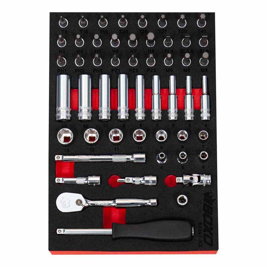 BOXO 52Pc 1/4" Socket & Bit Set | Boxo UK