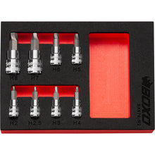 Load image into Gallery viewer, BOXO 8Pc 1/4" &amp; 3/8" Hex Extractor Bit Socket Set
 | Boxo UK