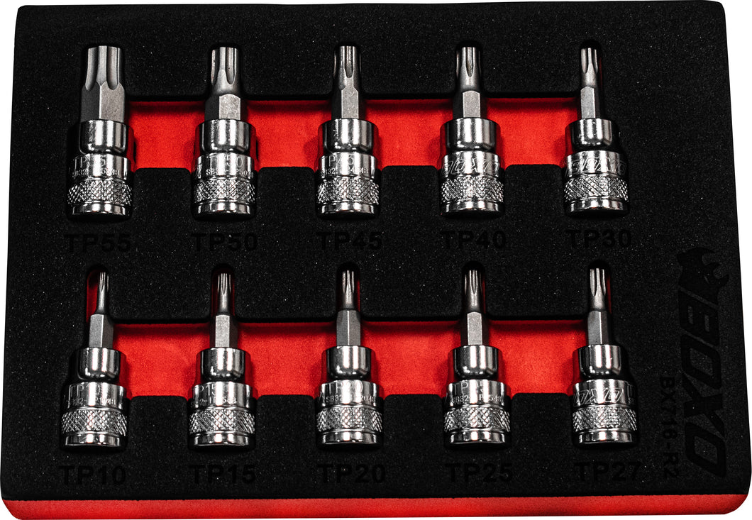 BOXO 3/8" Torx Plus Bit Socket Set in EVA Foam | Boxo UK