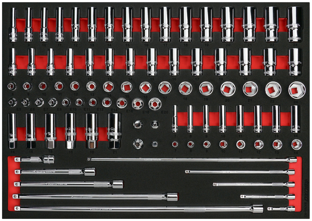 BOXO 93Pc 1/4" & 3/8" Master Socket Set | Boxo UK