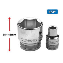 Load image into Gallery viewer, BOXO 19Pc 1/2" 6Pt Shallow Socket Set
 | Boxo UK