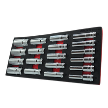 Load image into Gallery viewer, BOXO 19Pc 12Pt 1/2" Deep Socket Set
 | Boxo UK