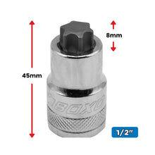 Load image into Gallery viewer, BOXO 6Pc 1/2" Torx Super Stubby Bit Socket Set
 | Boxo UK