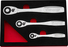 Load image into Gallery viewer, BOXO 3Pc Slim Head Ratchet Set Push Button Release
 | Boxo UK