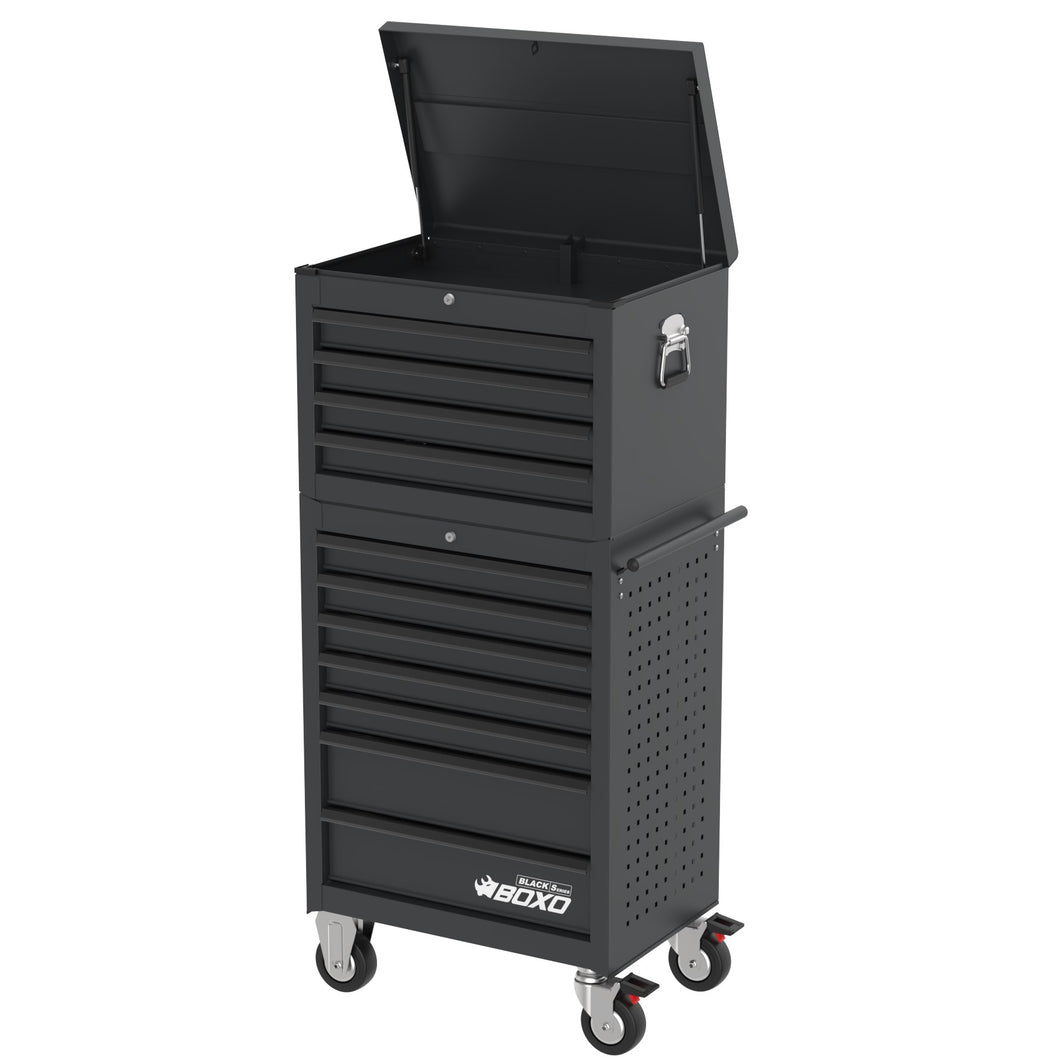 BOXO Black Series 27" 11 Drawer Toolbox Stack | Boxo UK