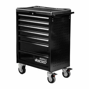 BOXO Black Series 27" 7 Drawer Toolbox Roll Cab & Composite Top