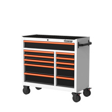 Load image into Gallery viewer, BOXO 41" 11 Drawer Roll Cabinet with Drawer Trim Pack - White Body with Coloured Trim Pack
 | Boxo UK