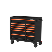 Load image into Gallery viewer, BOXO 41" 11 Drawer Roll Cabinet with Drawer Trim Pack - Black Body with Coloured Trim Pack
 | Boxo UK