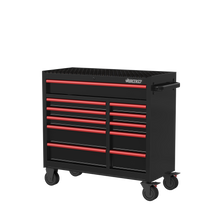 Load image into Gallery viewer, BOXO 41" 11 Drawer Roll Cabinet with Drawer Trim Pack - Black Body with Coloured Trim Pack
 | Boxo UK