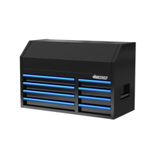 Load image into Gallery viewer, BOXO 41" 8 Drawer Top Box with Drawer Trim Pack - Black Body with Coloured Trim Pack
 | Boxo UK