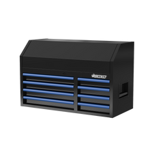 Load image into Gallery viewer, BOXO 41" 8 Drawer Top Box with Drawer Trim Pack - Black Body with Coloured Trim Pack
 | Boxo UK