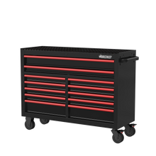 Load image into Gallery viewer, BOXO 53" 12 Drawer Roll Cabinet with Drawer Trim Pack - Black Body with Trim Colour Options
 | Boxo UK