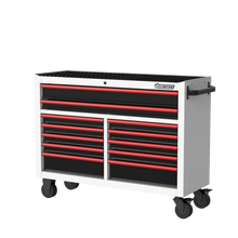 Load image into Gallery viewer, BOXO 53" 12 Drawer Roll Cabinet with Drawer Trim Pack - White Body with Trim Colour Options
 | Boxo UK
