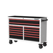 Load image into Gallery viewer, BOXO 53" 12 Drawer Roll Cabinet with Drawer Trim Pack - White Body with Trim Colour Options
 | Boxo UK
