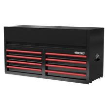 Load image into Gallery viewer, BOXO 53" 8 Drawer Top Box with Drawer Trim Pack - Black Body with Trim Colour Options
 | Boxo UK