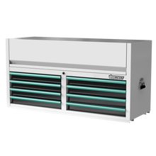 Load image into Gallery viewer, BOXO 53" 8 Drawer Top Box with Drawer Trim Pack - White Body with Trim Colour Options
 | Boxo UK