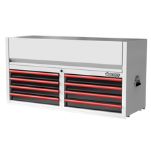 Load image into Gallery viewer, BOXO 53" 8 Drawer Top Box with Drawer Trim Pack - White Body with Trim Colour Options
 | Boxo UK