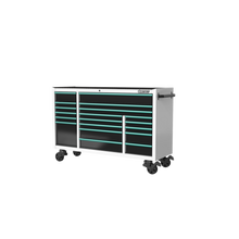 Load image into Gallery viewer, BOXO 72" 19 Drawer Triple Bank Roll Cabinet with Drawer Trim Pack - White Body &amp; Trim Colour Options
 | Boxo UK