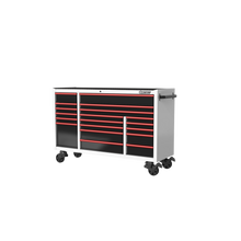 Load image into Gallery viewer, BOXO 72" 19 Drawer Triple Bank Roll Cabinet with Drawer Trim Pack - White Body &amp; Trim Colour Options
 | Boxo UK