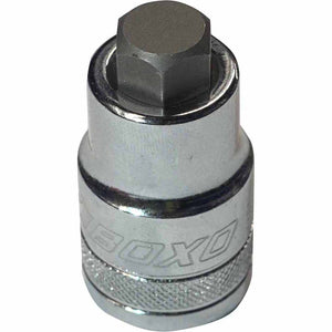 BOXO 1/2" Super Stubby Hex Bit Sockets - Sizes H5 to H19