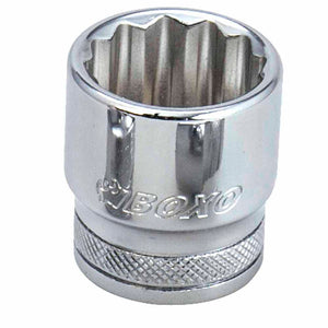 BOXO 3/8" 12PT Socket - Sizes 7mm to 21mm