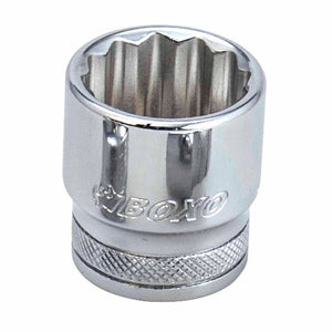 BOXO 1/2" 12PT Socket - Sizes 10mm to 24mm